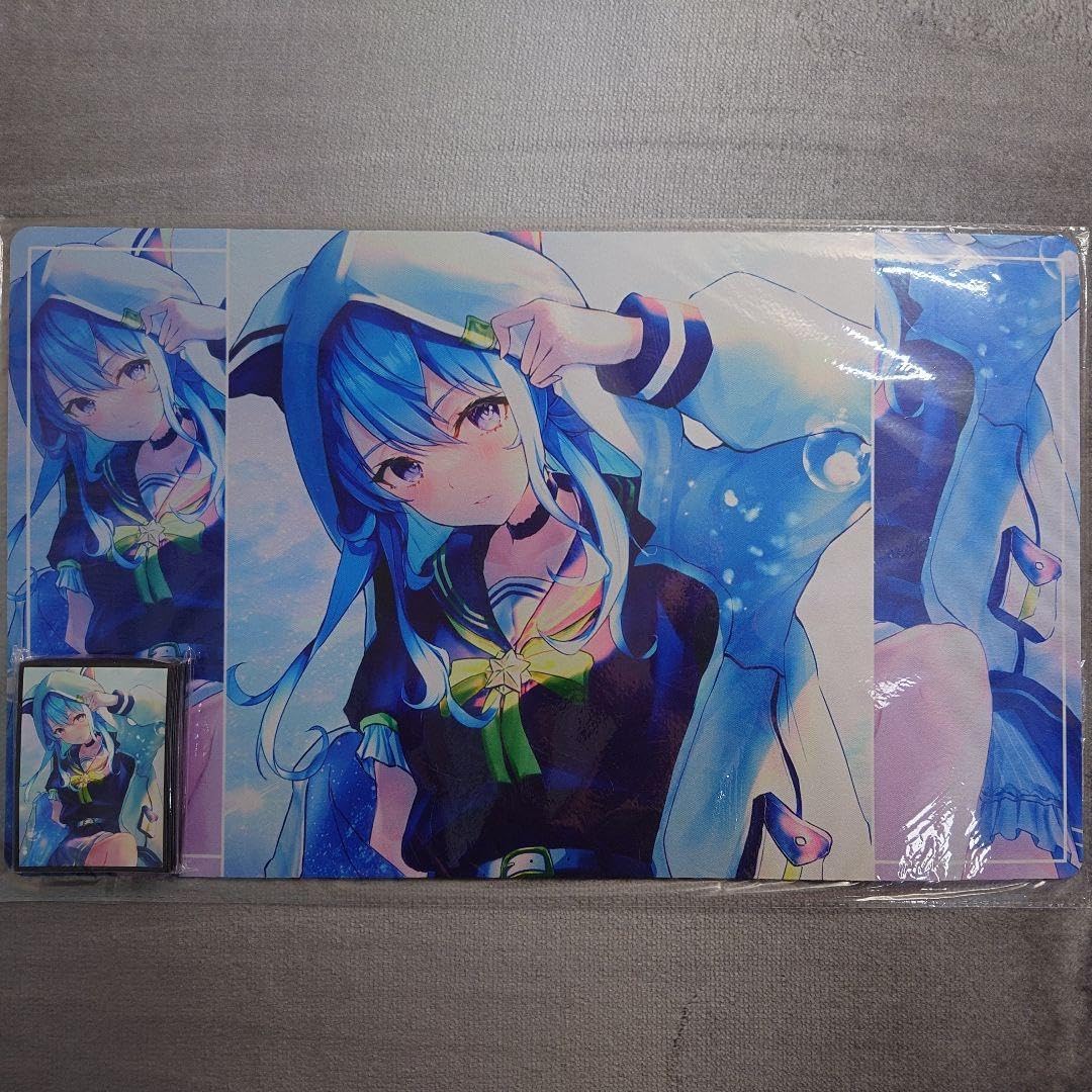 α1 ホロライブ フードをかぶる&制服 星街すいせい スリーブ&プレイマット α1 ホロライブ フードをかぶる&制服 星街すいせい スリーブ